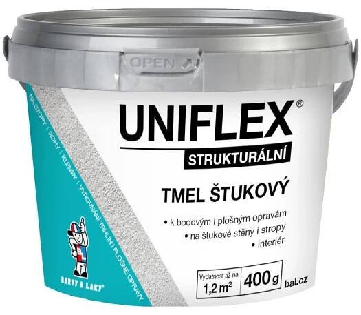 Uniflex štukový akrylový tmel 400g