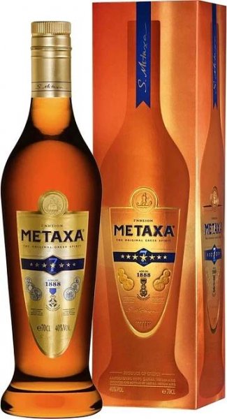 Metaxa 7* 40% 0,7 l (kazeta)