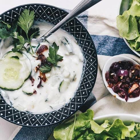 Veganes Tsatsiki: Tzatziki