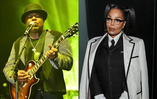 Tito Jackson in 2022 and Janet Jackson in 2024