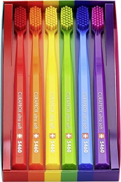 CURAPROX CS 5460 Ultra Soft Duhová edice, 6 ks