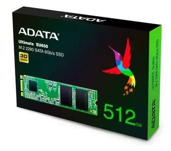 Obrázek produktu pro ADATA Ultimate SU650 M.2 512 GB Serial ATA III 3D NAND