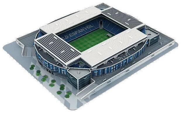 3D PUZZLE STADIUM 3D puzzle Stadion Stage Front - RCD Espanyol de Barcelona