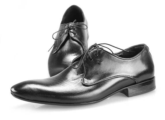 Formální boty / kůže / polobotky s tkaničkami ID 142