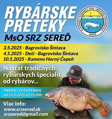 Predpredaj povoleniek na preteky - SRZ MsO Sereď