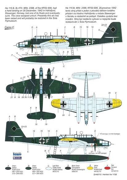 Heinkel He-115B, Special Hobby SH48110, se představuje : Diskusní forum plastikových modelářů