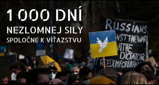 1000 dní od začiatku ruskej invázie na Ukrajinu