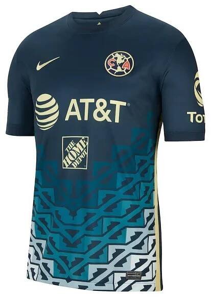Club America Federico Viñas 24 Navy Away Jersey 21-22