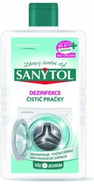 Sanytol dezinfekce čistič pračky 250 ml