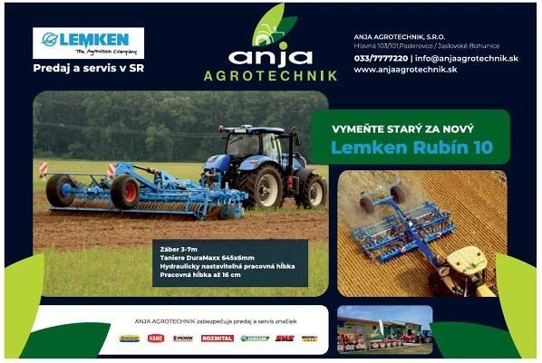 Kvalitná podmietka a príprava pôdy = Rubin 10 - ANJA AGROTECHNIK