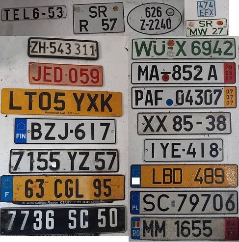 Sháním (koupím) SPZ/RZ-ky do své sbírky