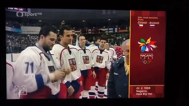 Hokej Nagano 1998 - Finále - Předávání medailí