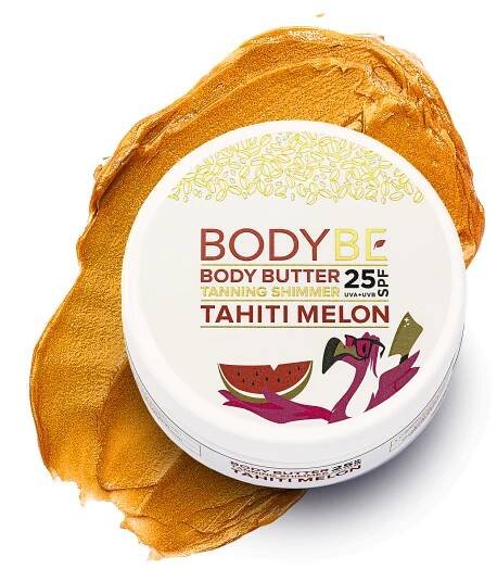Opalovací máslo SPF 25 s třpytivým efektem - Tahiti Melon - 145g