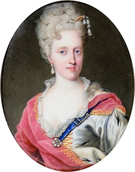 Presumed portrait of Archduchess Maria Elisabeth of Austria (1680-1741), daughter of Leopold I, Holy Roman Emperor by Johann Friedrich Ardin 1712