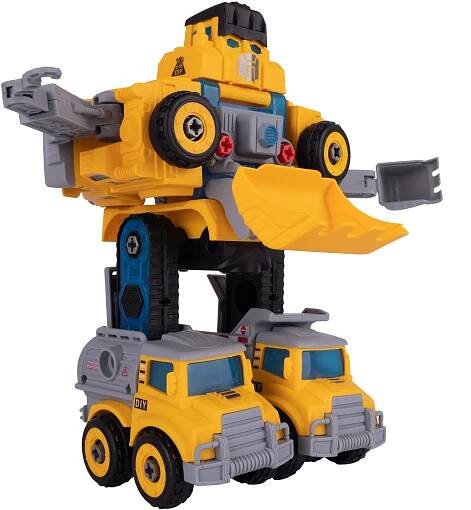 ROBOT TRANSFORMUJÍCÍ STAVEBNÍ AUTÍČKA 5 KUSŮ Věk dítěte 3+ roky