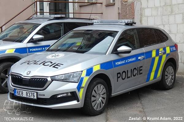 PČR - OOP Letohrad - Škoda Scala