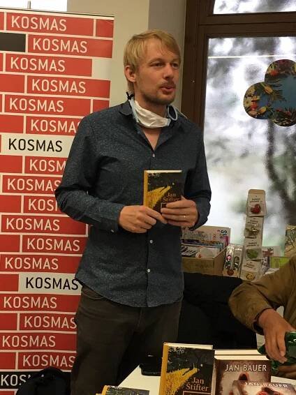 Jan Bauer, Jaromír Jindra a Jan Štifter na společné autogramiádě v Českých Budějovicích + nové knihy s podpisem – Knižní