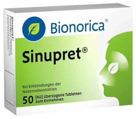 SINUPRET Přebytečné tablety, 50 ks
