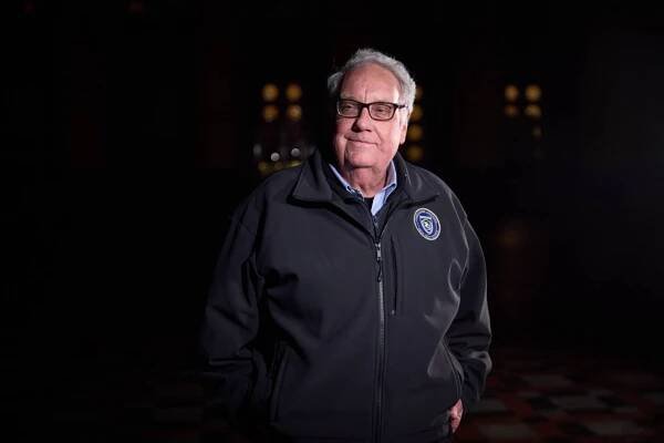 Fotka: Howard Graham Buffett na návštěvě Kyjeva