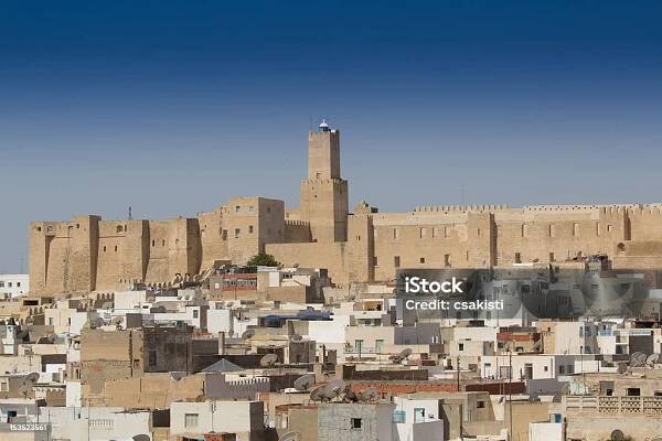 Medina v Sousse - Bez autorských poplatků Súsa - Tunisko Stock fotka