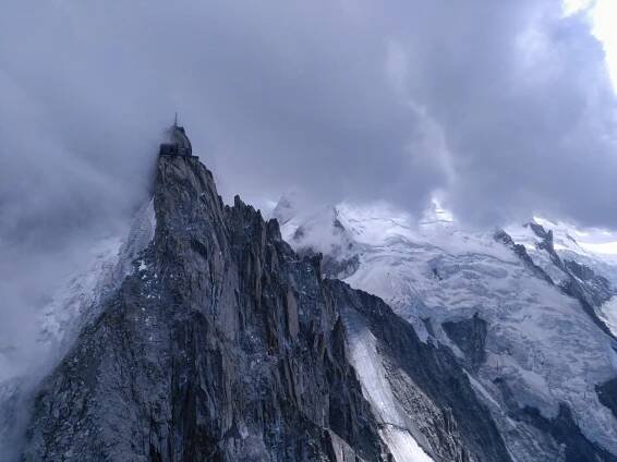 L'aiguille du midi.