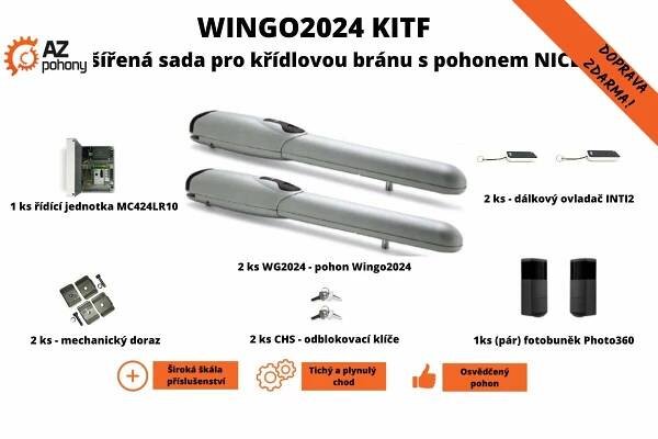 Wingo2024 KitF - rozšířená sada pro křídlovou bránu s pohonem Nice