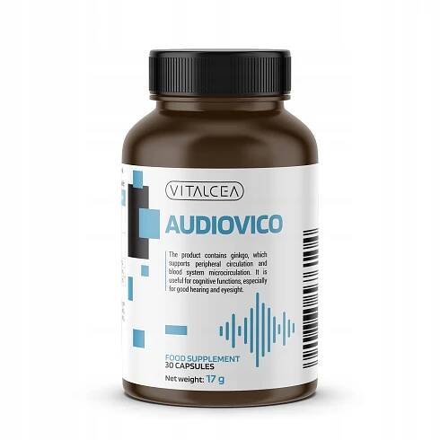 Doplněk stravy VITALCEA Audiovico pro dobrý sluch