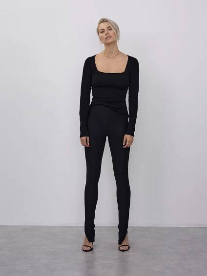 LeGer by Lena Gercke Skinny Legíny 'Valerie' – černá