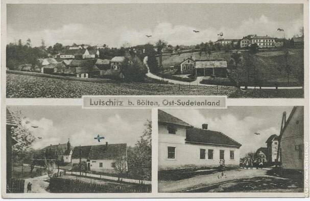 Historické pohlednice Lučic - Oficiální stránky obce Bělotín