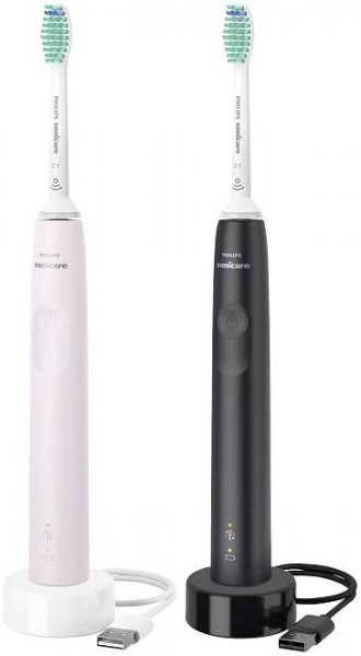 Philips Bodycare Serie 3100 elektrický kartáček na zuby, černá, bílá, HX3675/15