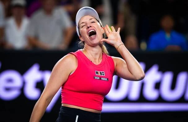 Danielle Collins loves poking fun at rowdy fans. 
