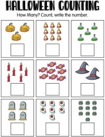 Free Printable Halloween Themed Worksheets For Kids