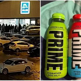 Prime energy drink: Huge queues form outside Scots Aldi stores as parents rush to buy popular sports drink...