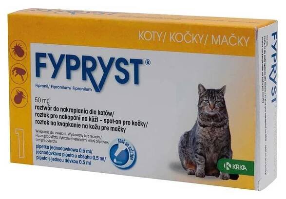 Fypryst spot on cat sol 1x0,5 ml