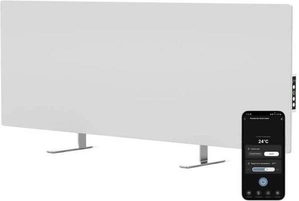 Panel topný infračervený smart AENO GH3s 700 W, ovládání přes wifi a manuál, bílý