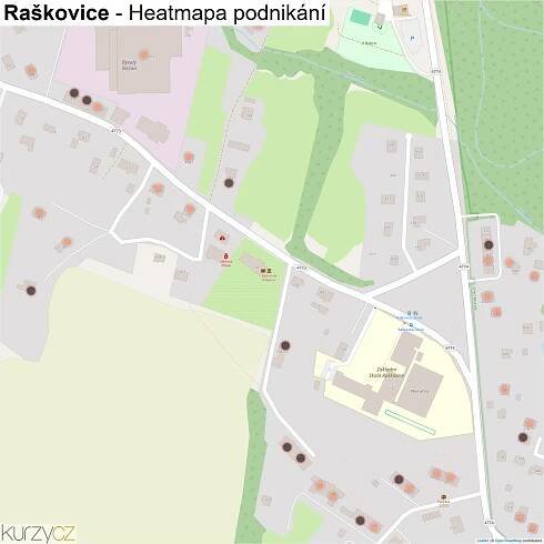 Raškovice - mapy | Kurzy.cz