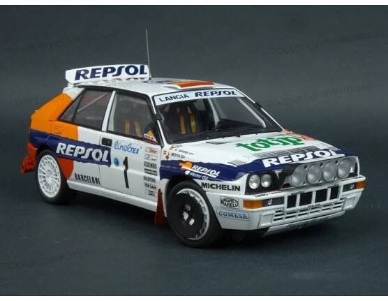 Lancia Delta HF Integrale EVO Nr.1 Rallye Monte Carlo 1993, Kyosho 1:18