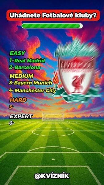 Poznáš 6 TOP klubů Ligy mistrů? #shorts #ucl #czsk #football #quiz