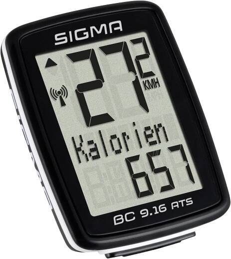 Sigma BC 9.16 ATS bezdrátový cyklopočítač kódovaný přenos se senzorem kola