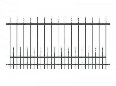 Kovové plotové pole PLP20 š. 2000 x v. 1200 mm