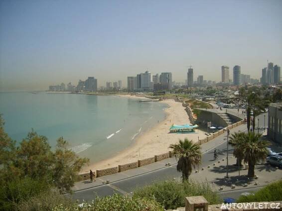 Výhled na Izrael a Tel Aviv z Jaffy
