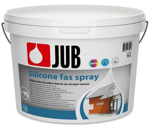 JUB Silicone fas spray silikonová fasádní barva pro strojní nanášení