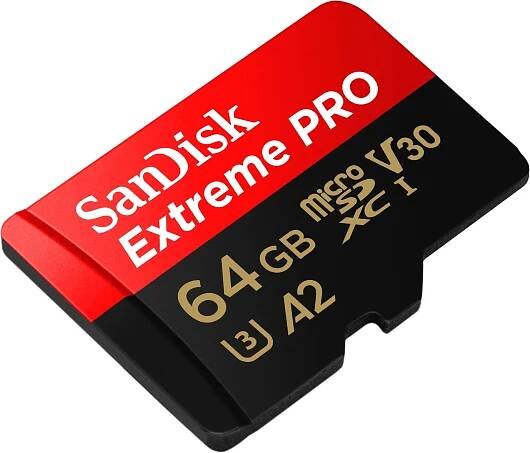SanDisk microSDXC 128GB Extreme PRO + Rescue PRO Deluxe + SD adaptér