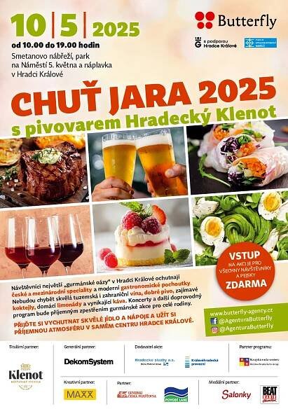 Chuť jara – Hradecké nábřeží gurmánů – sobota 10. května 2025 – Hradec Králové - Food Festivaly