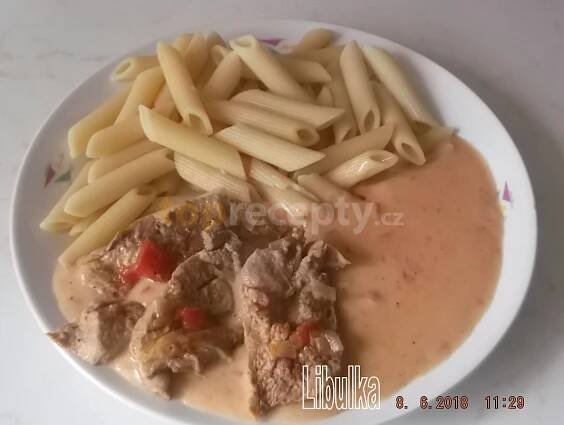 Vepřová plec v omáčce výrazné chuti - fotografie receptu - TopRecepty.cz