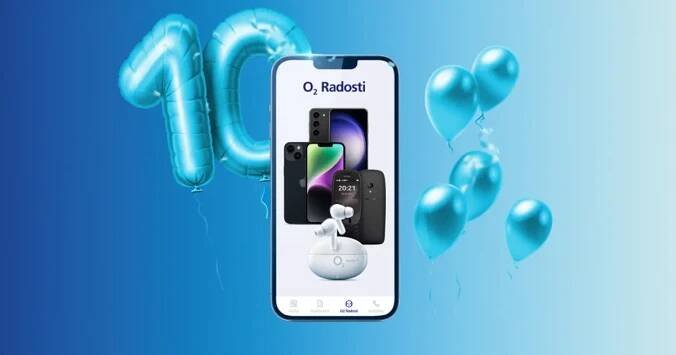 Soutěž o iPhone 14 nebo O2 pods+: Moje O2 slaví narozeniny