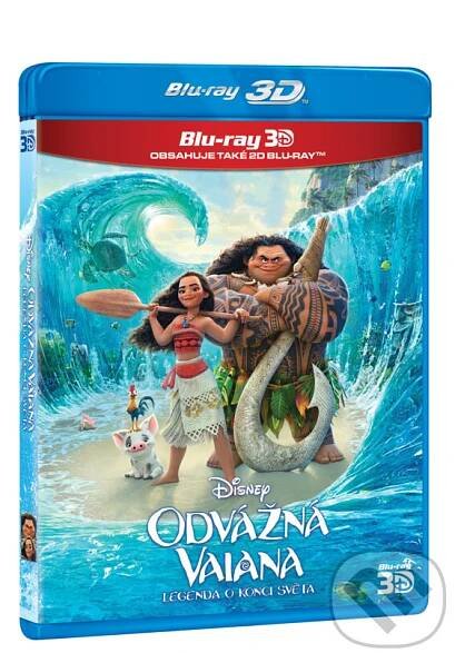 Film: Odvážná Vaiana: Legenda o konci světa 3D (Chris Williams, Don Hall, John Musker a Ron Clements) (Blu-ray3D)