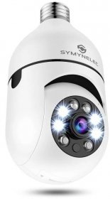 SYMYNELEC Light Bulb Security Camera