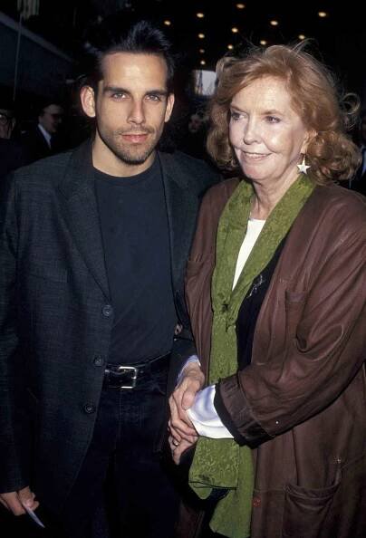 Ben Stiller and Anne Meara attend the opening of "Passion" on May 9, 1994 at the Plymouth Theater in New York City
