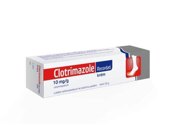 Clotrimazole Recordati 10mg/g krém 50g